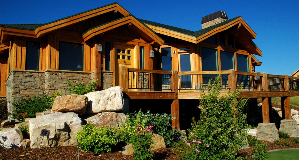 Lakeview Lodge Timber Frame Mountain Home Front-3