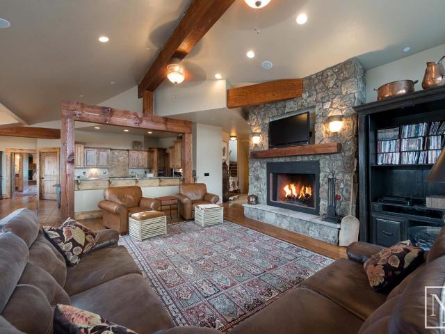 Elkridge Timber Frame Mountain Home Living-2