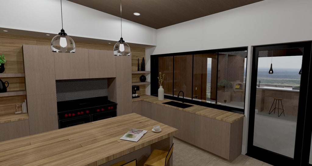 Vista Valley Contemporary Home Kitchen-4 Render