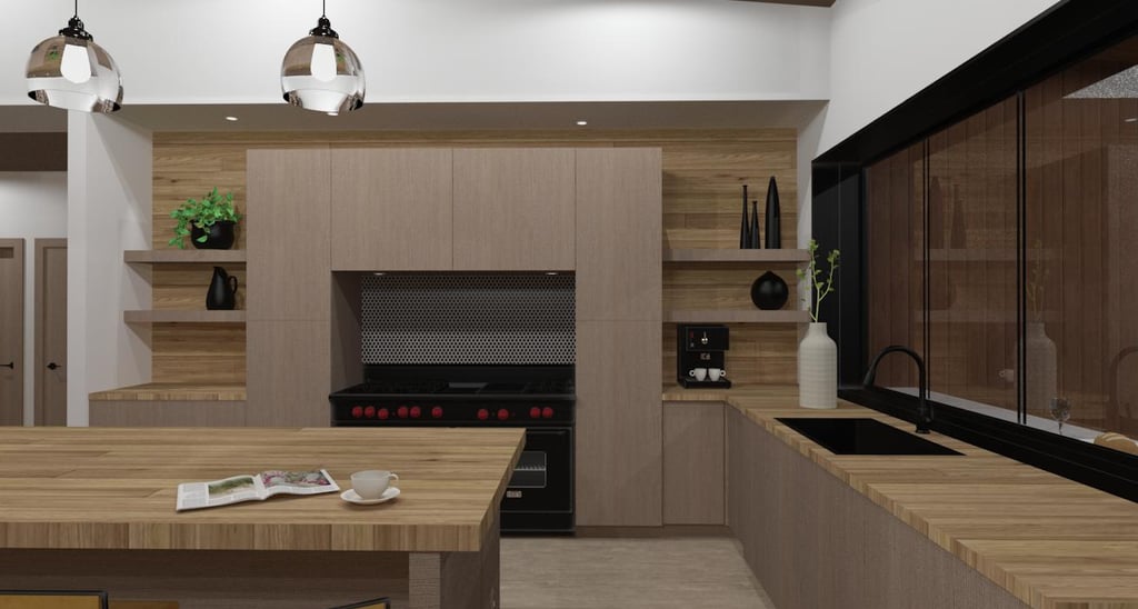 Vista Valley Contemporary Home Kitchen-3 Render