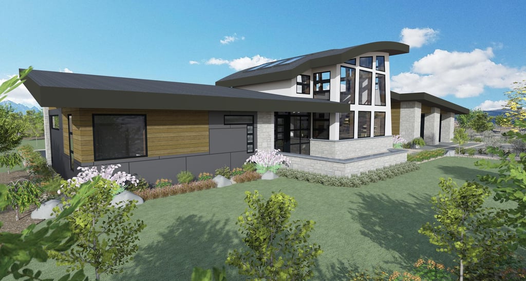 Harmony Contemporary Home Render Front