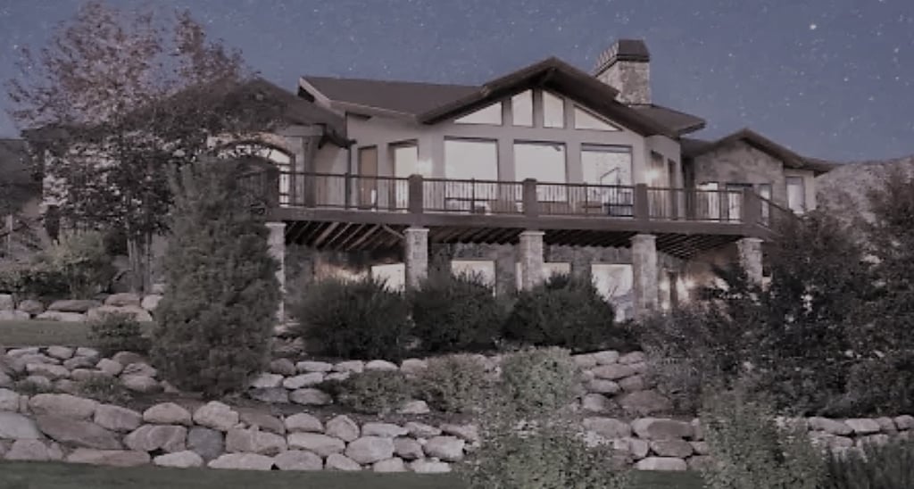 Highland Timber Frame Mountain Home Slate Front