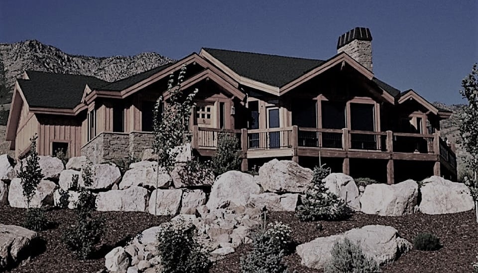 Lakeview Lodge Timber Frame Mountain Home Front