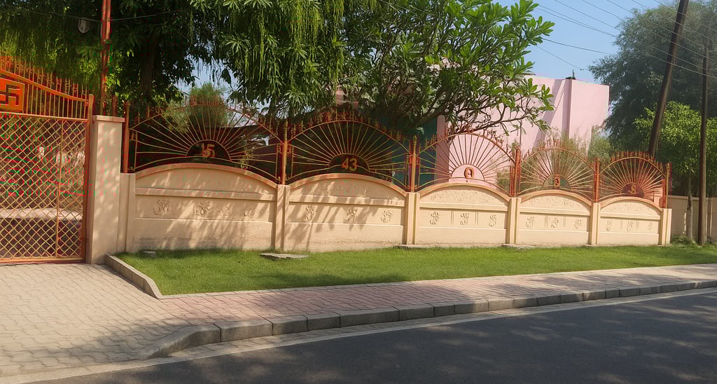 Arihant Precast Boundary Wall installed for a time in Indore