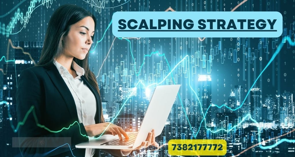 A Women doing Scalping Trading