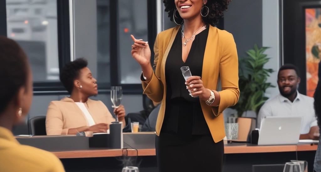 "Guest Speaker giving insight on how to build your podcast community"