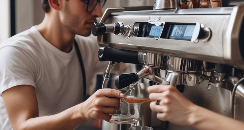 A close-up of freshly roasted coffee beans glistening in the light.