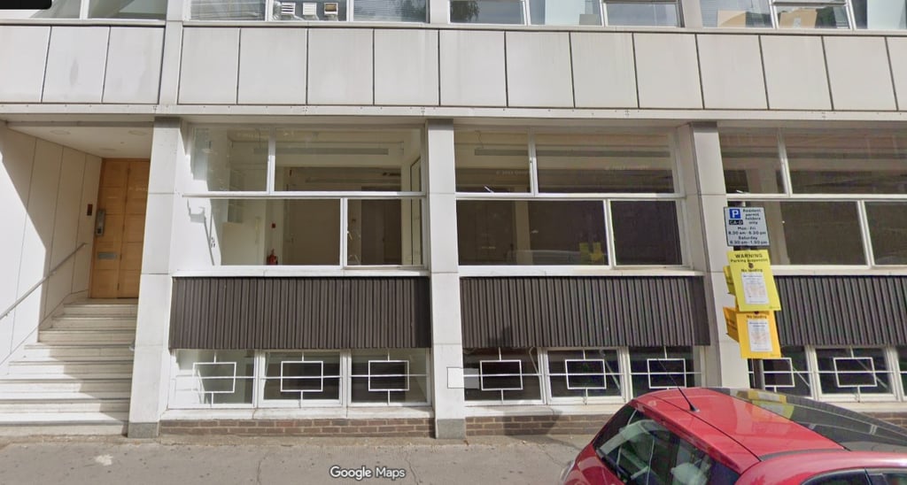 AristoGp private clinic entrance in Portpool Lane EC1N.