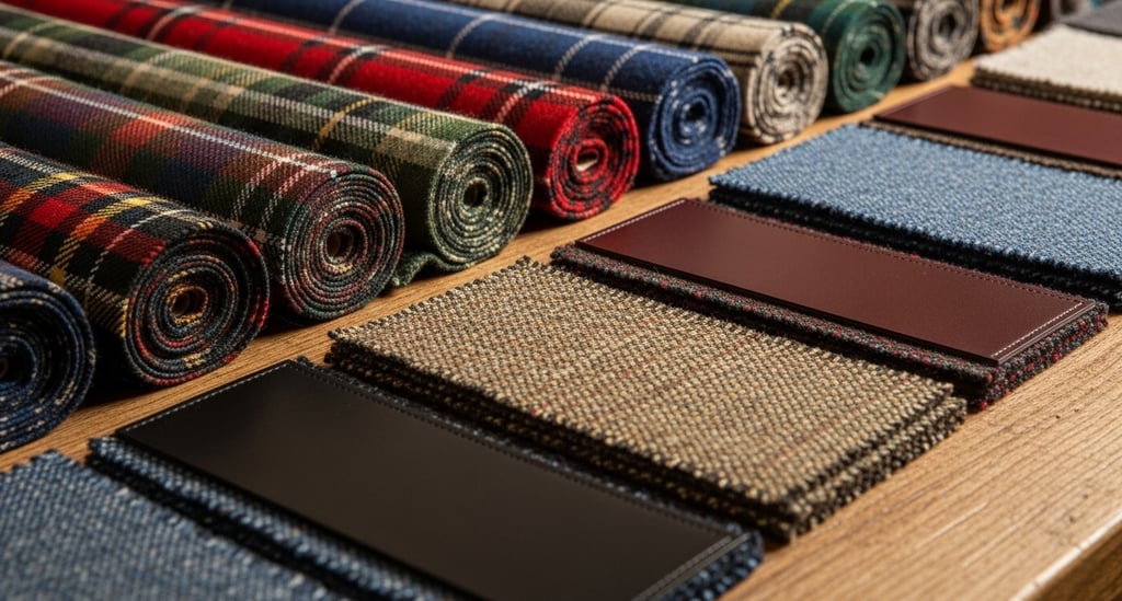 True Scottish wear starts with exceptional materials.