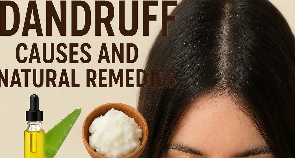 Dandruff causes and natural remedies for a healthy scalp