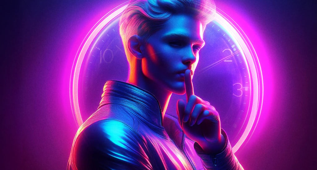 Ilustração futurista representando segredos e estratégias de branding moderno