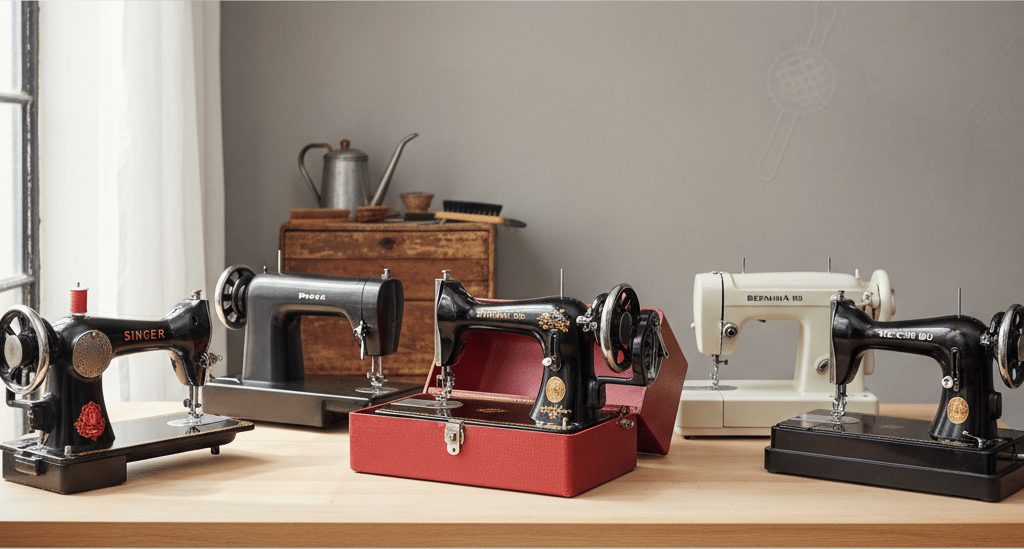 Plethora of vintage sewing machines