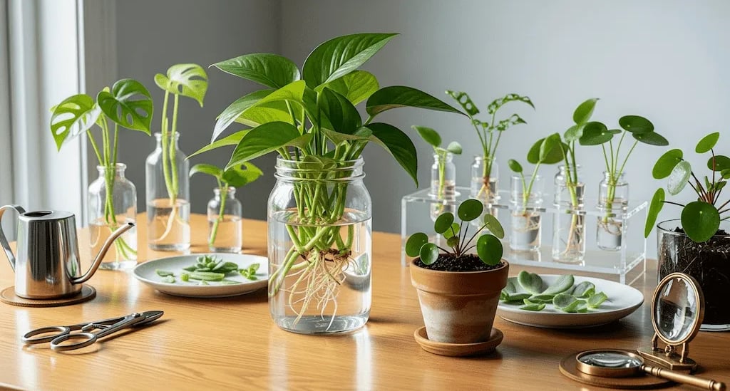 Técnica de como propagar plantas de interior