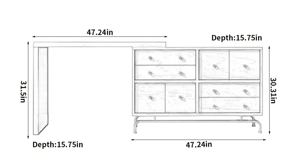Hector dresser vanity measurements extendable, vanity, extendable dresser