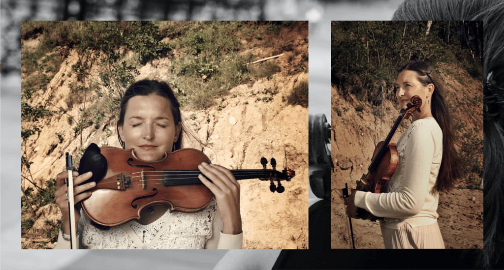 Smuikininkė Monika, kuria ypatingą emociją jūsų šventei muzikuodama smuiku.