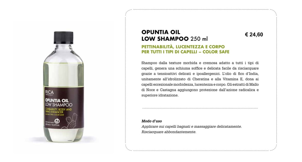 LOW SHAMPOO OPUNTIA OIL