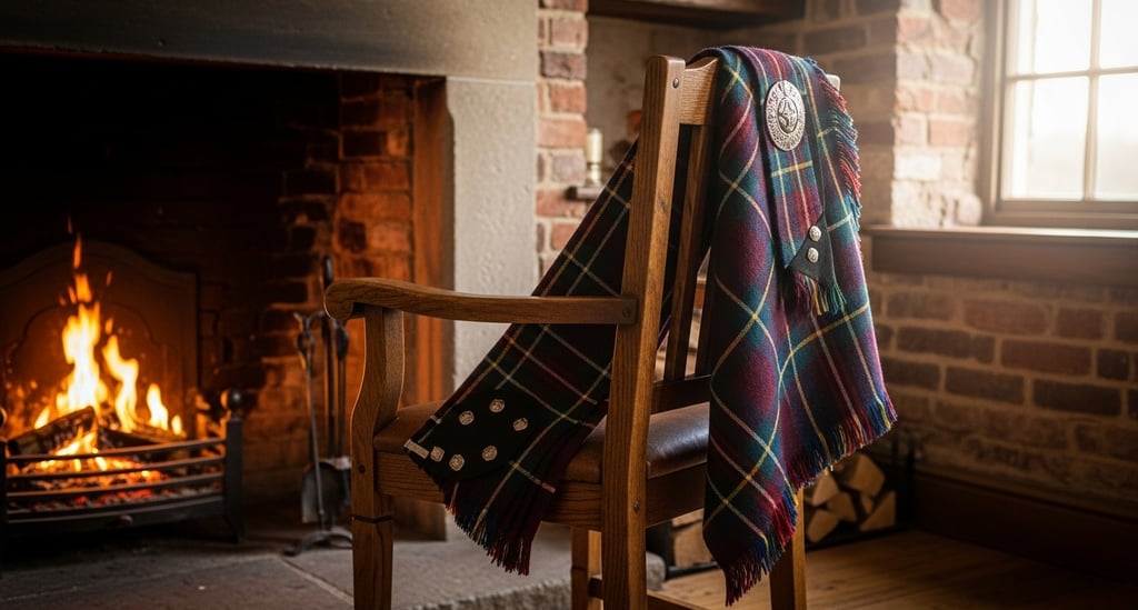 Plaids & Sashes Symbolic and stylish, these pieces complete the look for formal occasions.