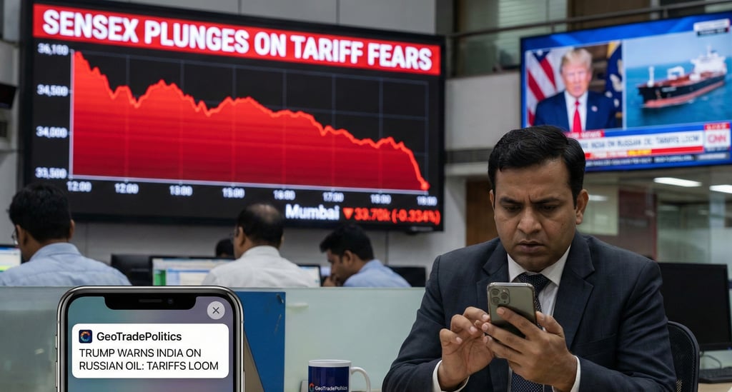 India Warned of Higher Tariff by Trump on Russian oil Import