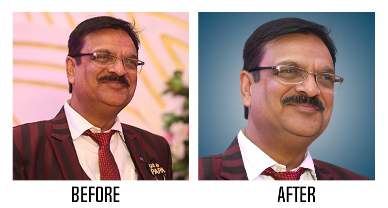 Digitally enhanced image preserving the original essence of a vintage photo