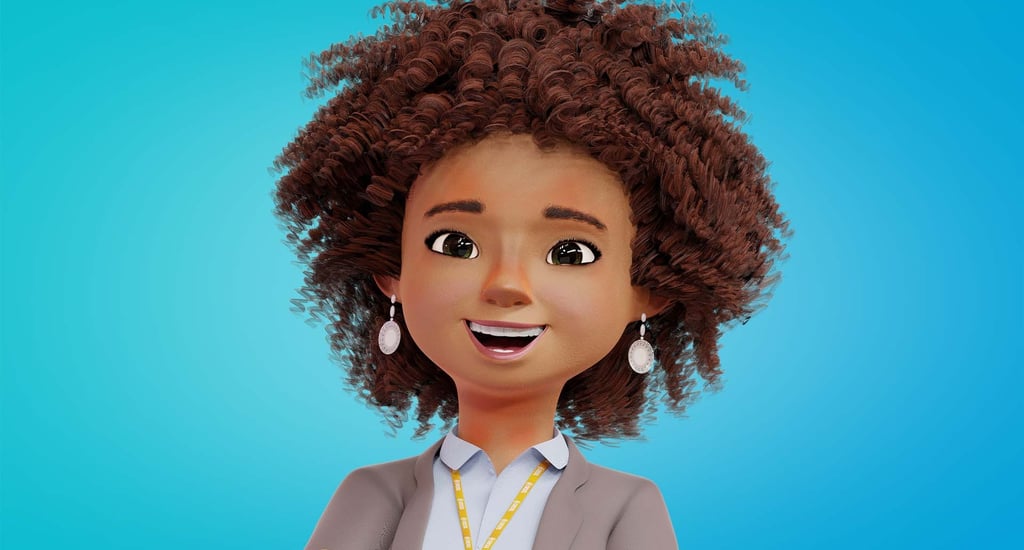 mascote 3D personagem 3D