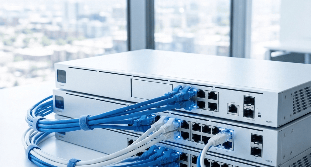 Professional network configuration and hardware by JAMS Web Hub.