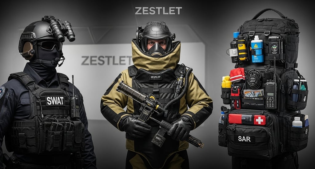 Custom Gear for Specialized Units SWAT teams, bomb disposal squads, search and rescue units, and special forces all have uniq