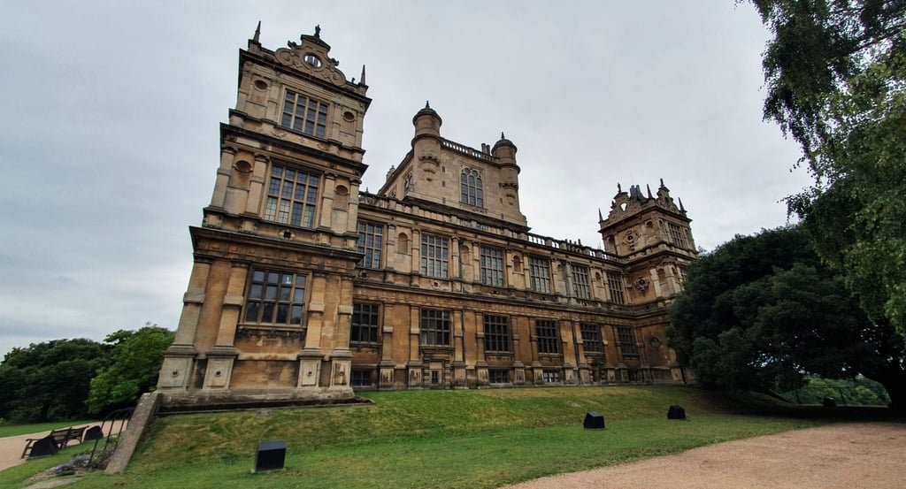 Side view of Wollaton Hall, Nottingham