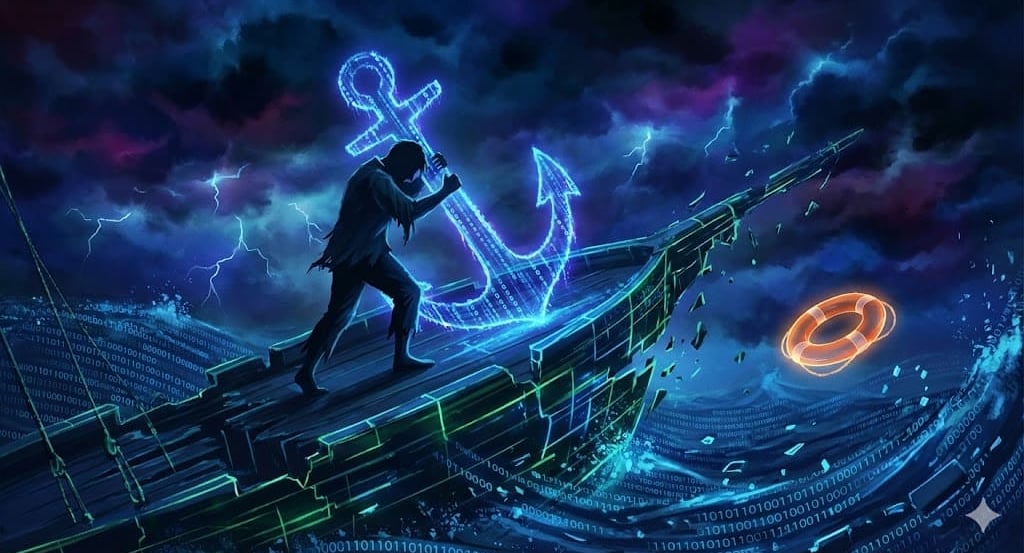 Minh họa khái niệm Ngụy biện chi phí chìm (Sunk Cost Fallacy) trong môi trường số: Người dùng cố níu