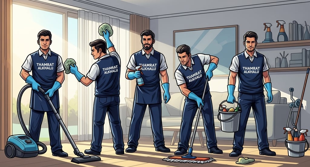 شركة تنظيف منازل في الباحة بأسعار منافسة وضمان جودة