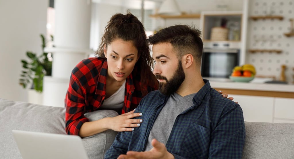 couple talking