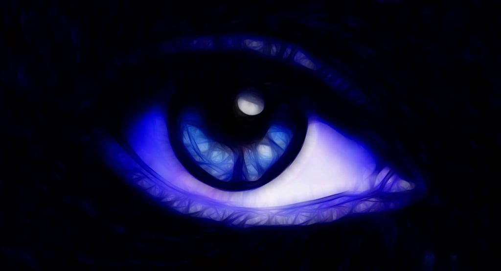 The Ancient Might behind Gods and Faiths. What Destiny actually is. Artistic image of a cosmic eye.