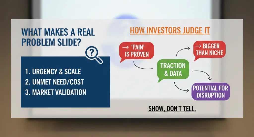 What Makes a Real Problem Slide (How Investors Actually Judge It)