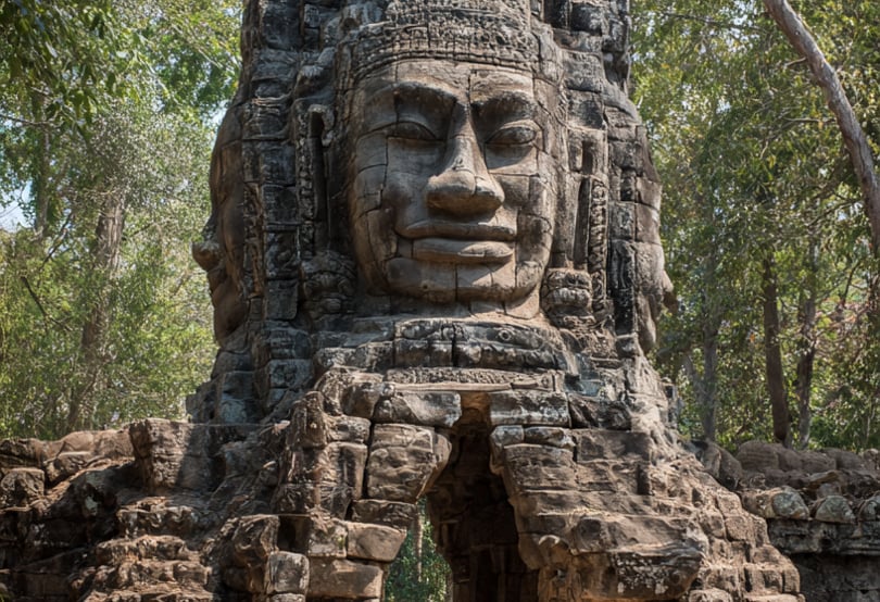 Looking to Angkor Wat Iconic temple