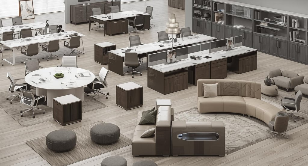 Royal Real Touch Office Furniture Dubai – Transforming Workspaces with Style and Functionality