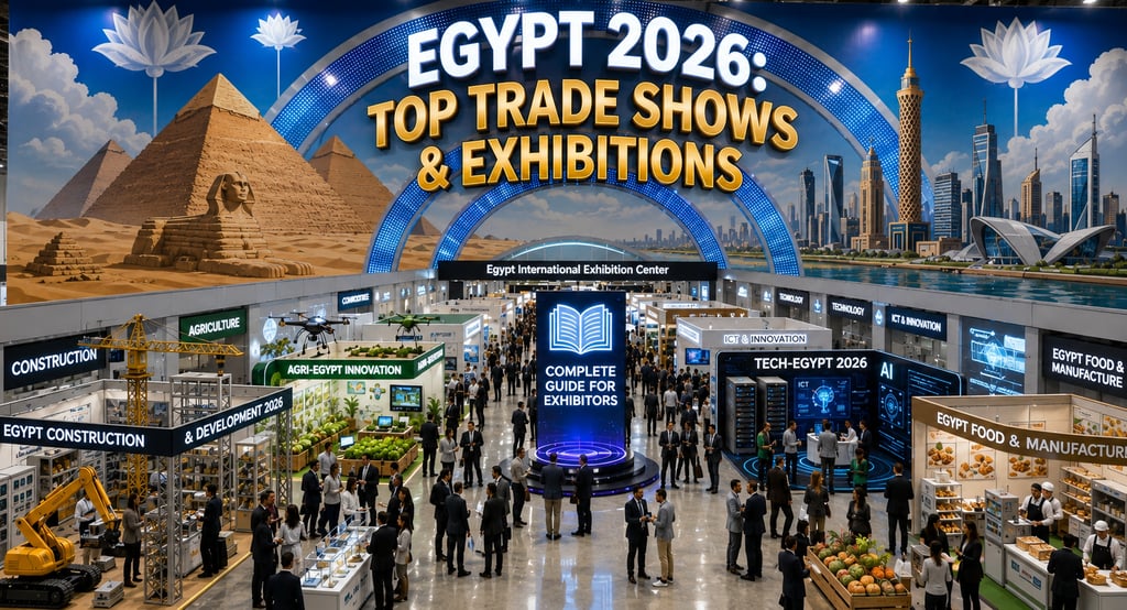 Top Trade Shows and Exhibitions in Egypt 2026 | Complete Exhibitor Guide