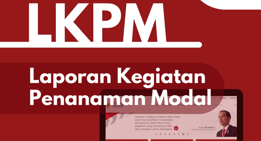dana consultants LKPM Assistance guide dance investment report in Indonesia