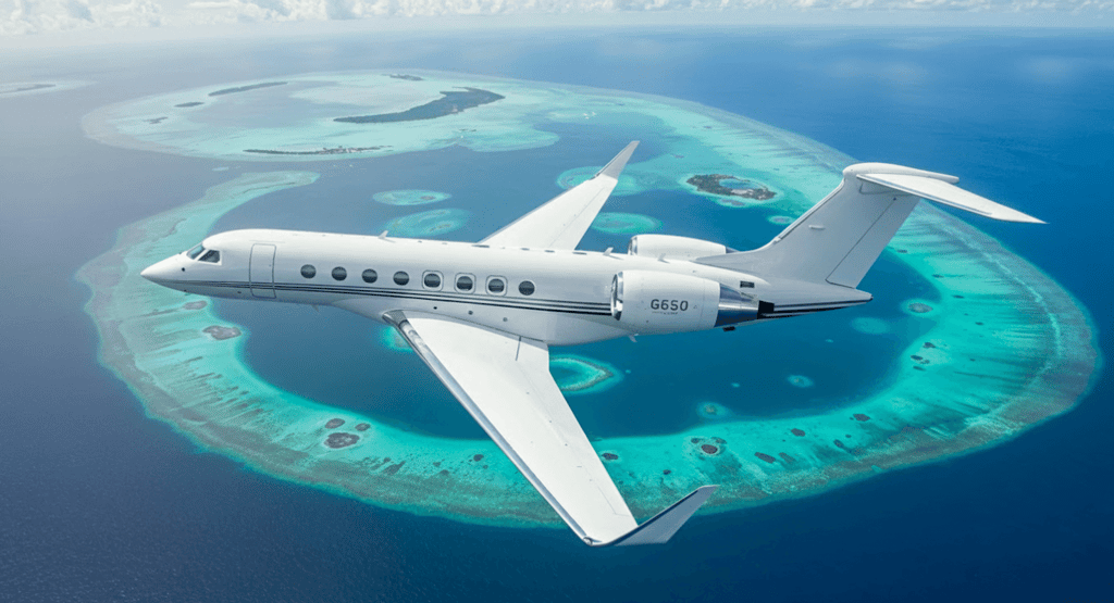 Maldives private jet