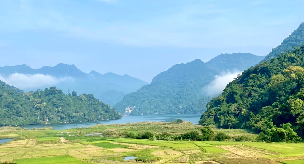 Ba Be lake view
