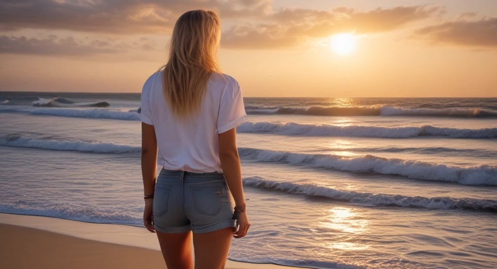 A woman running on a scenic trail, embodying strength and determination.