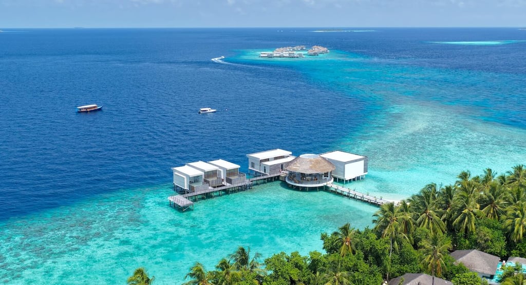 Raffles Maldives overwater spa