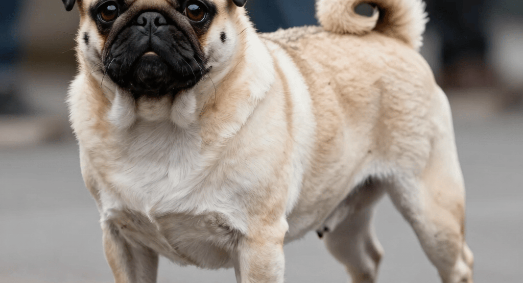 fawn pug on green grass field during daytime