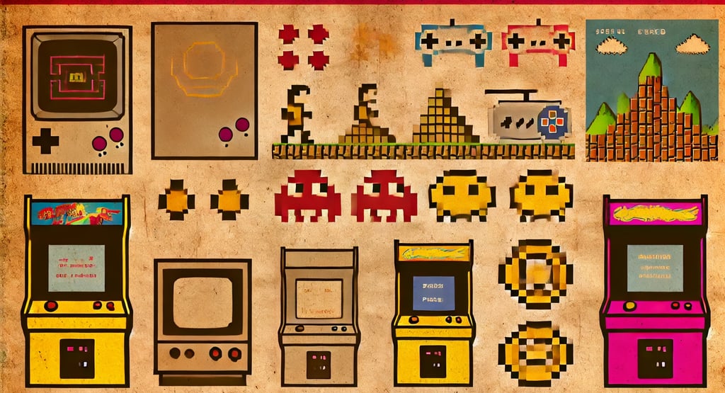 a collection of video gameboy video game controllers