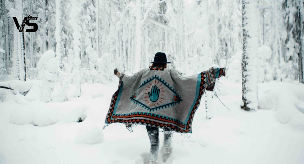 knitted ponchos