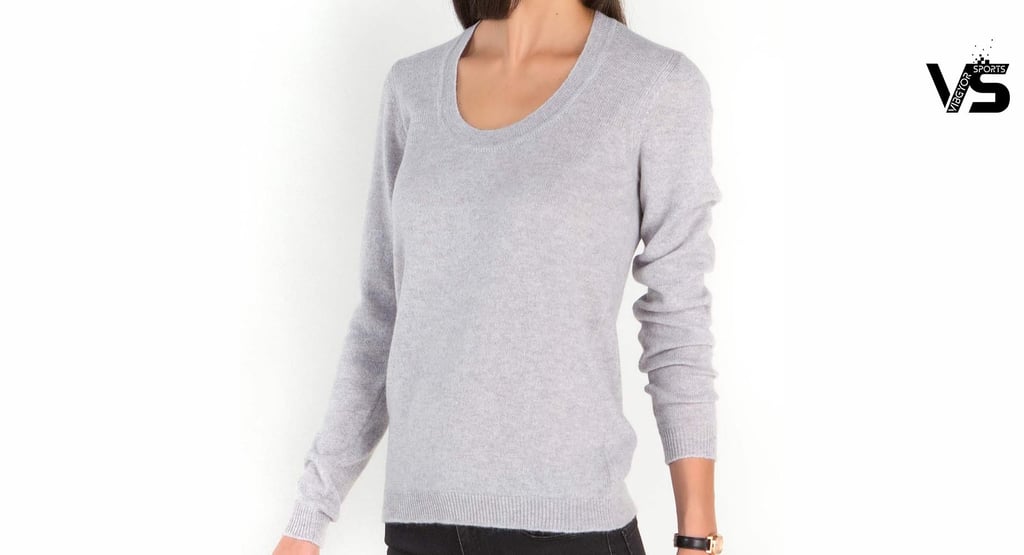 scoop neck sweater