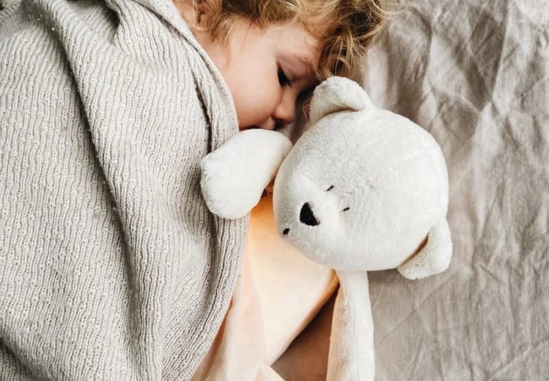Peluche veilleuse Ours douceur crème moonie