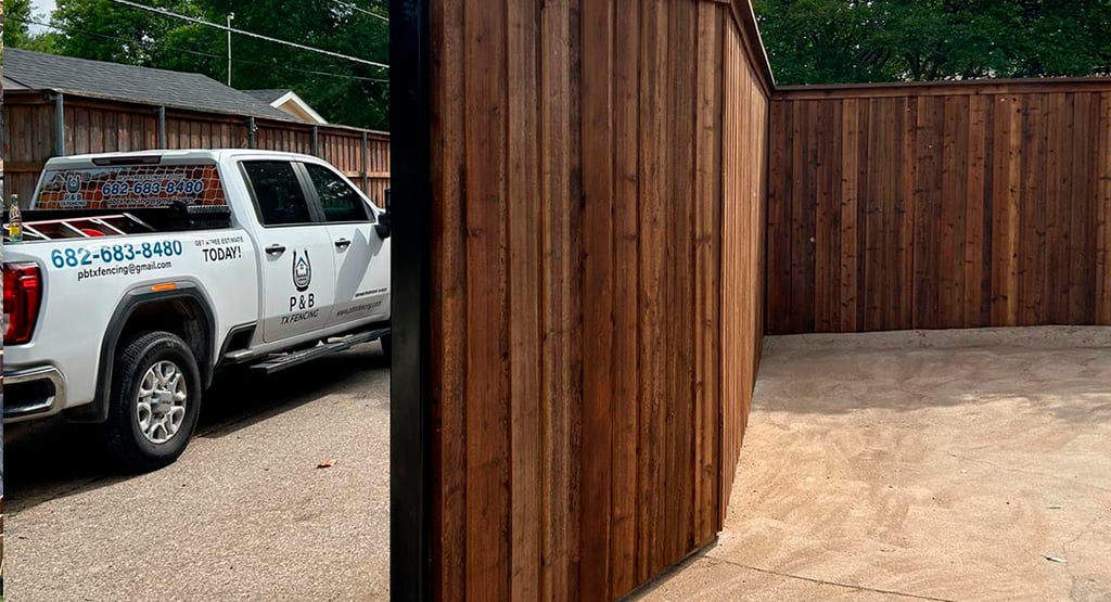 new fence gate installation custom patio fence in dallas