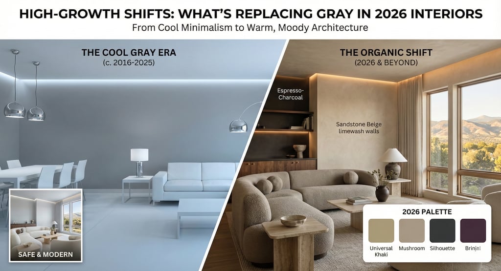 2026 Interior Paint Trends: Replacing Gray with Warm Neutrals