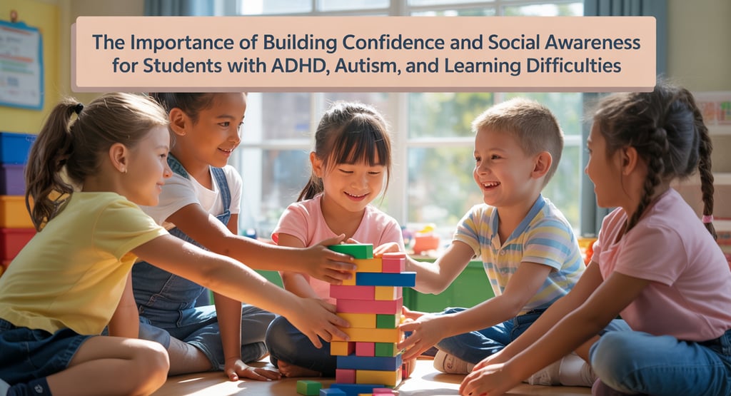 The Importance of Building Confidence and Social Awareness for Students with ADHD, Autism, and Learn