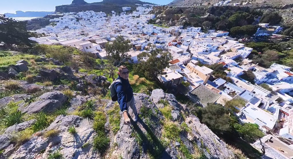 Lindos Town in Rhodes Greece