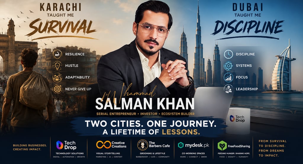 Karachi Taught me Survival, Dubai Taught me Discipline